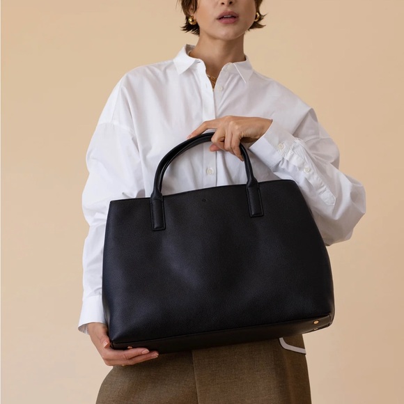 Ela Handbags - Ela Black Tote Bag NWT